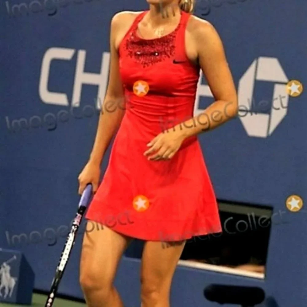 Nwt Nike Stunning Maria Sharapova Red Tennis Dress w/ Bra XS